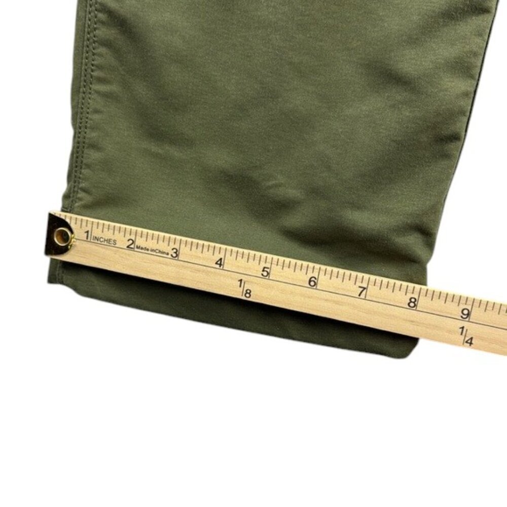 Lands' End Pants Cargo Lined Mid Weight Green Women's Size 8 - Picture 8 of 10